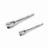 Tekton 3/8, 1/2 Inch Drive Flex Head Long Ratchet Set, 2-Piece 12, 14 in. SRH99201